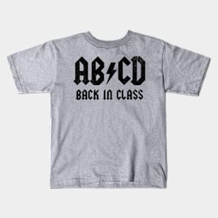 ABCD - Back In Class Kids T-Shirt